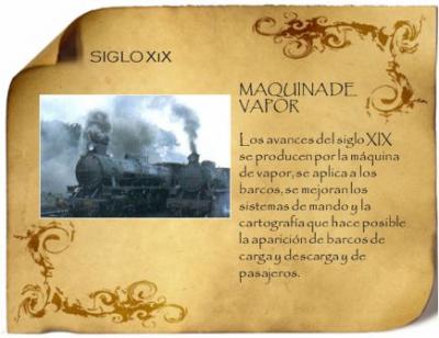 Maquina de vapor Siglo XIX