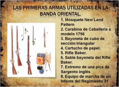 Primeras armas de banda oriental